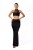 set Noir Allure elegancki komplet damski bluzka i spódnica AELIE