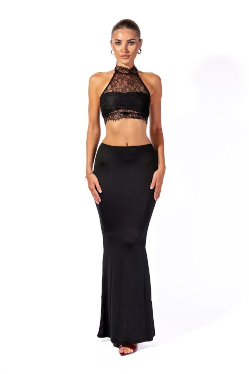 set Noir Allure elegancki komplet damski stylizacja AELIE